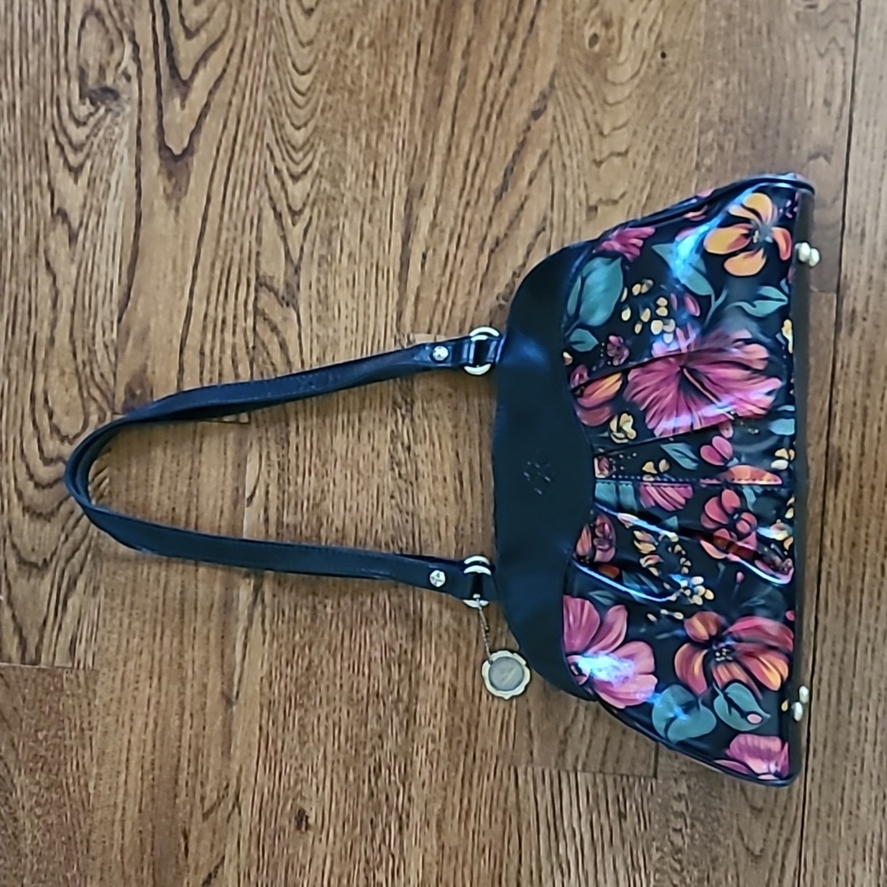 Patricia Nash Marcellara Leather Shoulder Bag, Tropical Escape